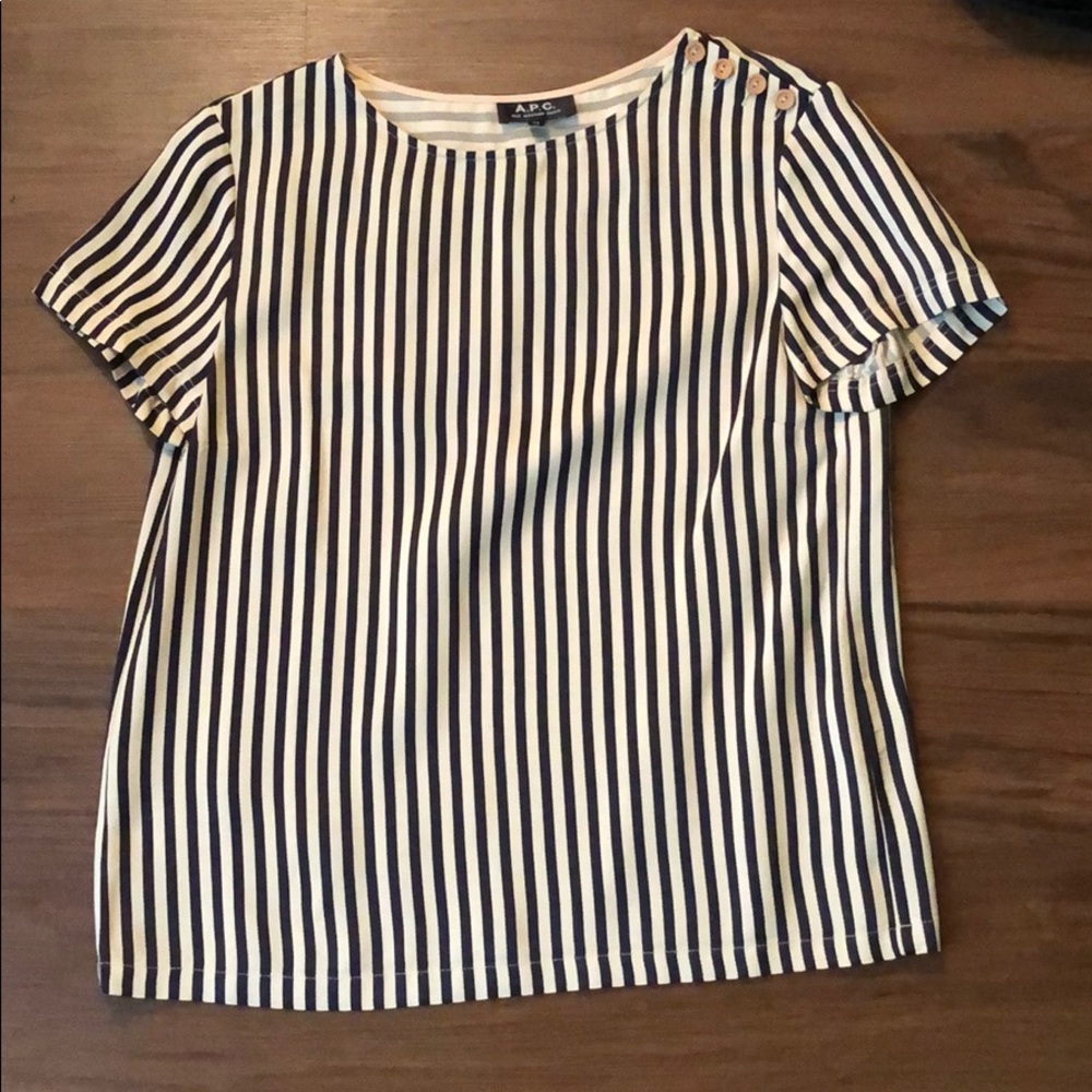 APC striped shirt